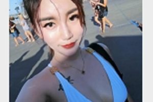 P站妮可NicoLove泳衣纹身蘑菇头素颜8.7G：爱qing yu望满满的NicoLove