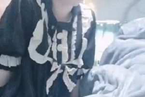 久妖大神Jimmybiiig双马尾眼镜娘纹身T恤