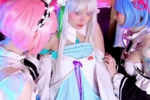 精选百合、cos、拉姆、雷姆和艾米莉亚1v1.9g