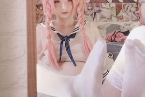 透明セーラー服-Misa呆呆Fantia更新