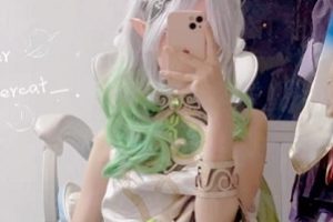 纳西妲草神cosplay视频2.8G：伪娘警告，身材惊艳，让人眼前一亮
