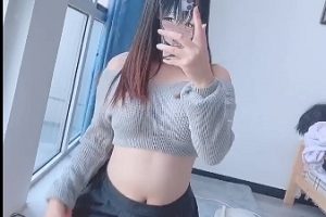 原版水印狍狍真可爱女仆渔网灰毛衣5V2.5G粮仓饱满
