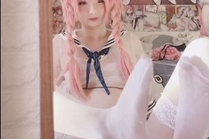 习呆呆Fantia透明水手服46P2V1.2G无贴撩人
